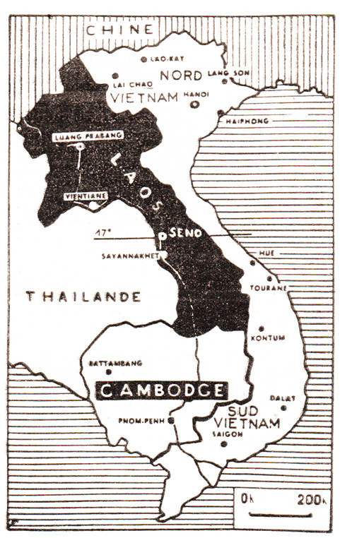 carte Vietnam, Tribune Socialiste N°231, 12 Janvier 1963