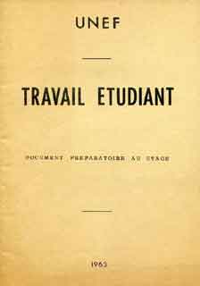 le travail étudiant document préparatoire au stage UNEF