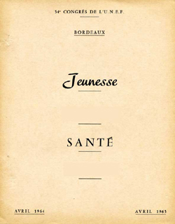 Couverture du rapport de la Commission Santé, 1965