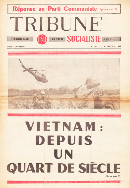 Couverture Tribune Socialiste N°268, 8 Janvier 1966