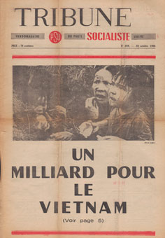Couverture Tribune Socialiste N°299, 29 Octobre 1966