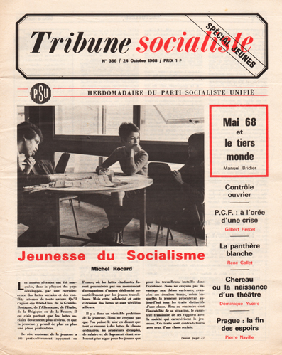Tribune Socialiste N°386, 24 Octobre 1968