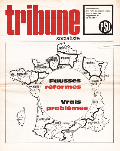 Référendum sur la rénovation du Sénat et création des régions, Avril 1969 