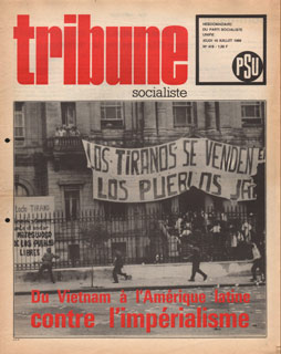 Couverture Tribune Socialiste N°419, 10 Juillet 1969