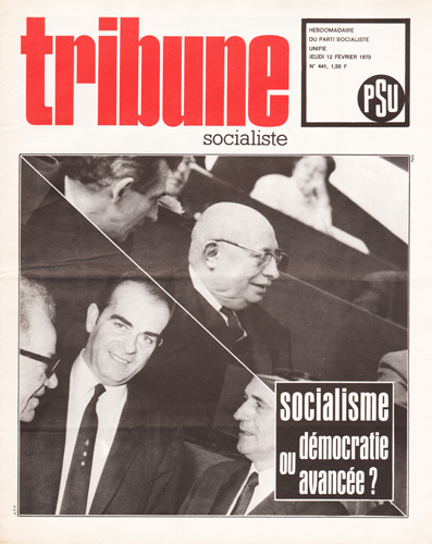 Couverture Tribune Socialiste N°441, 12 Février 1970
