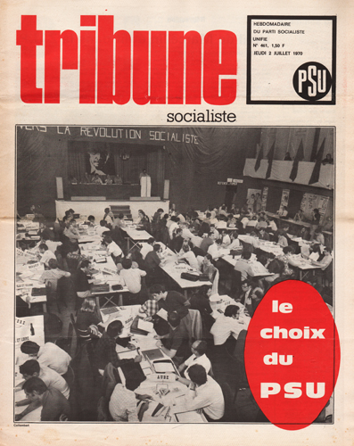 Couverture de Tribune Socialiste N°461, 2 Juillet 1970