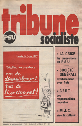 Couverture TSN°602, Janvier 1974