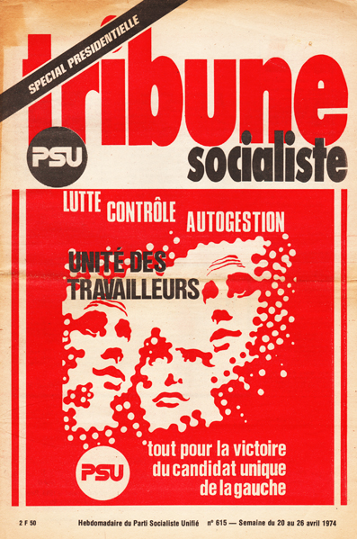 Couverture Tribune Socialiste N°615, 20-26 Avril 1976