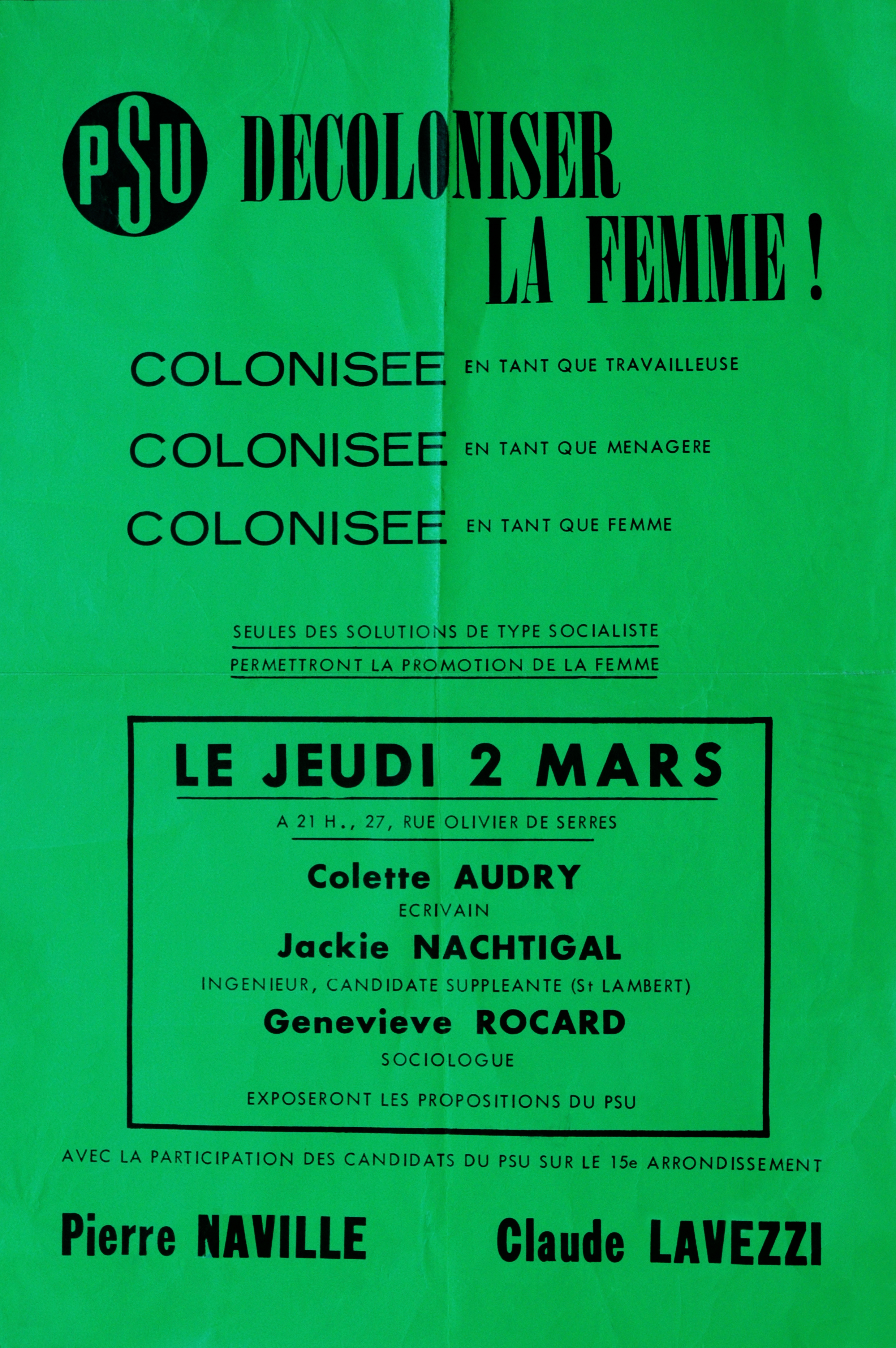 Décoloniser la femme