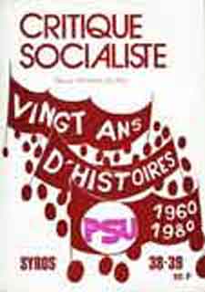 Critique Socialiste N°38-39, 1980