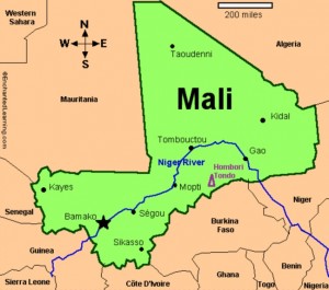 Carte du Mali