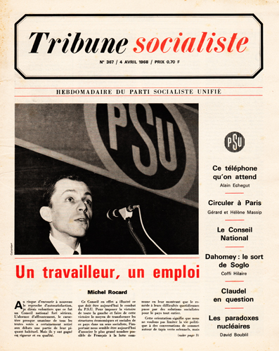 Conseil national du PSU 1968