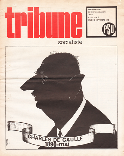 couverture de Tribune Socialiste du 9 Novembre 1970