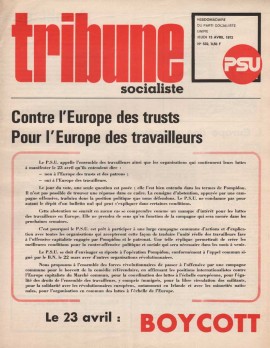 Appel au boycott des élections du 23 Mars 1972