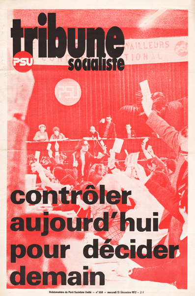 Couverture de Tribune Socialiste pour le 8ème Congrès de Toulouse, 1972