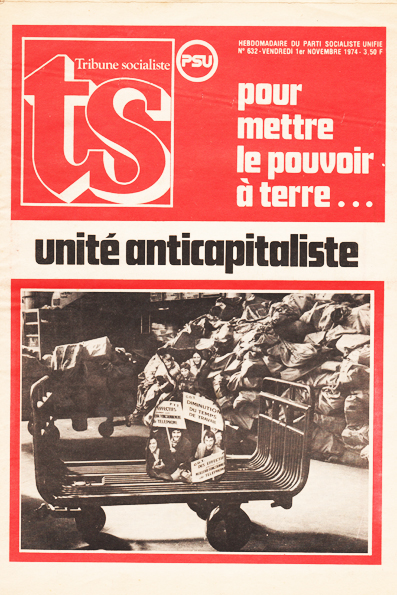 Préparation du 9ème congrès Tribune Socialiste N° 632, 1er Novembre 1974