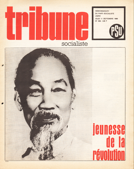 Couverture Tribune Socialiste N°420, 19 Septembre 1969